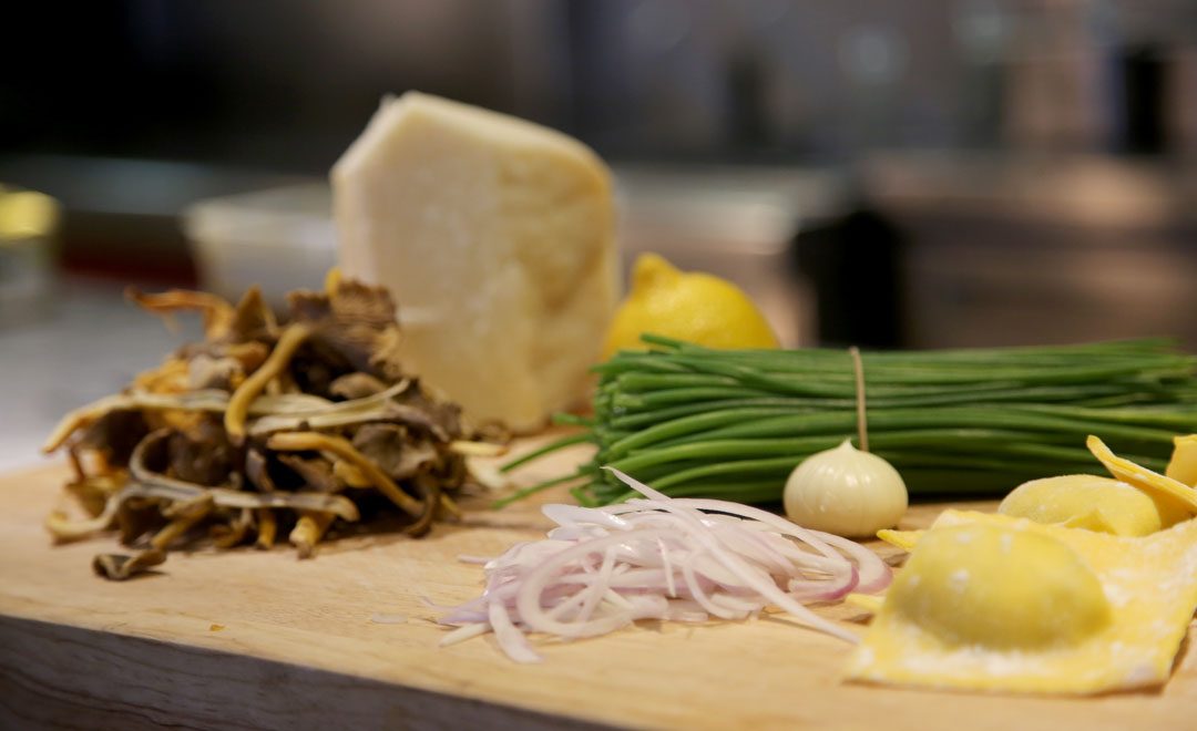 Ingredienser til retten.