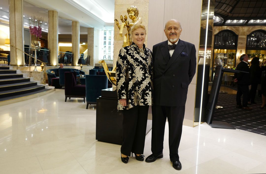 Den Argentinske Ambassadøren, Mónica Liliana María Victoria Dinucci, og hennes mann