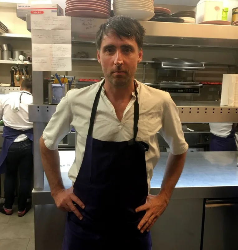 Iñaki Aizpitarte. Foto: På mms fra Iñaki Aizpitarte/Le Chateaubriand.