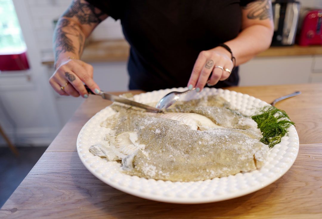 Foto: Helleskitchen.org. Saltbaking av fisk