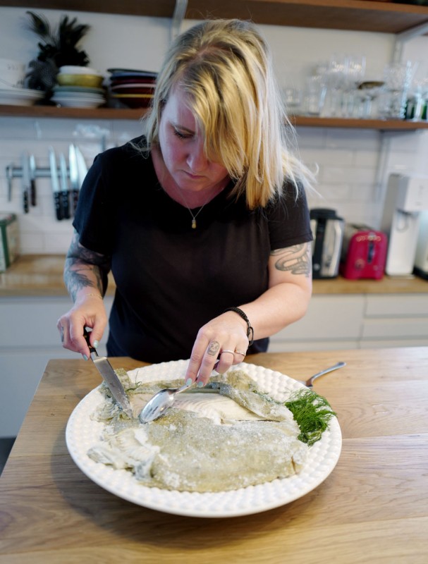 Foto: Helleskitchen.org. Saltbaking av fisk