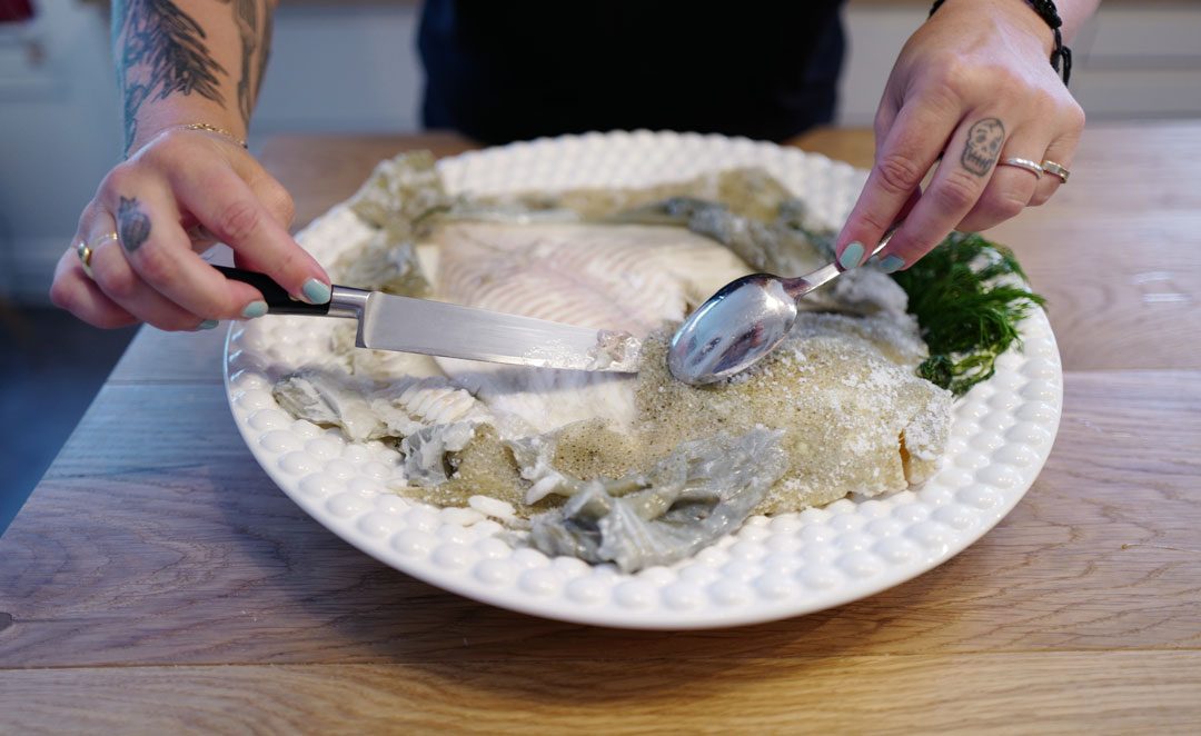 Foto: Helleskitchen.org. Saltbaking av fisk