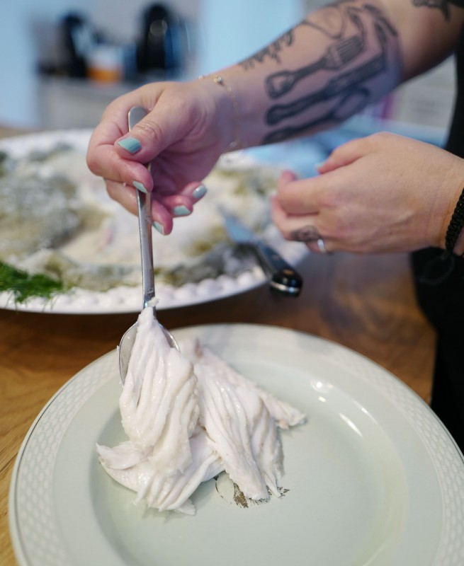 Foto: Helleskitchen.org. Saltbaking av fisk