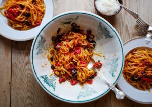 Pasta Puttanesca – snusk fra ende til annen