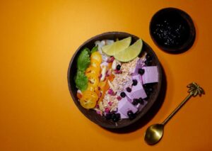 Yoghurtbowl – pokē-style